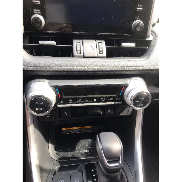 2Pcs/set Car AC Control Knob Cover For Toyota RAV4 - Car AC Climate Control Knob Trim Button Cover Auto Accessories
