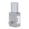 Motore ad ingranaggi CC 24V Albero singolo 12mm da 4 a 25kg.cm Autobloccante Reversibile Motore ad ingranaggi a vite senza fine con base
