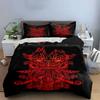 Fiery red tribal design. Bedding sets Duvet cover sets Duvet covers Pillowcases(1 * Duvet Cover 2 * Pillowcases, without duvet insert)