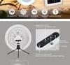 Nordic Minimalist Solar-Powered Multi-Function Camping Fan Light