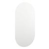 Vidaxl Lustro Z Lampami Led, 40X20 Cm, Szklane, Owalne