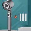 Strong Current Shower Head Powerful High Pressure Shower Head Adjustable Spray Massage Rain Faucet Shower Set Bathroom
