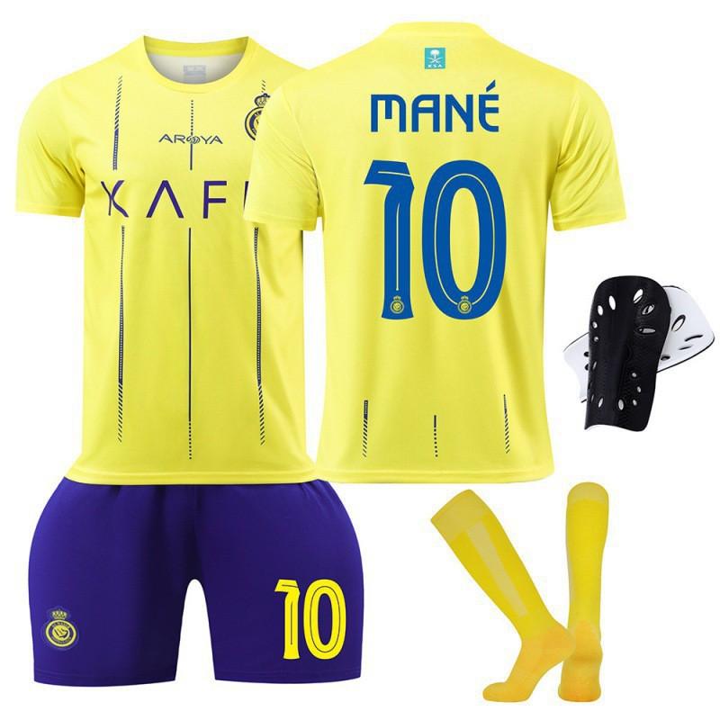 Factory 2324 Riyadh Victory Jersey Home Football Ronaldo No. 7 Children's Sports Set