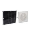 Solar Fan 12W 12V DC Monocrystalline Solar Panel Powered Exhaust Fan for Outdoor Greenhouse