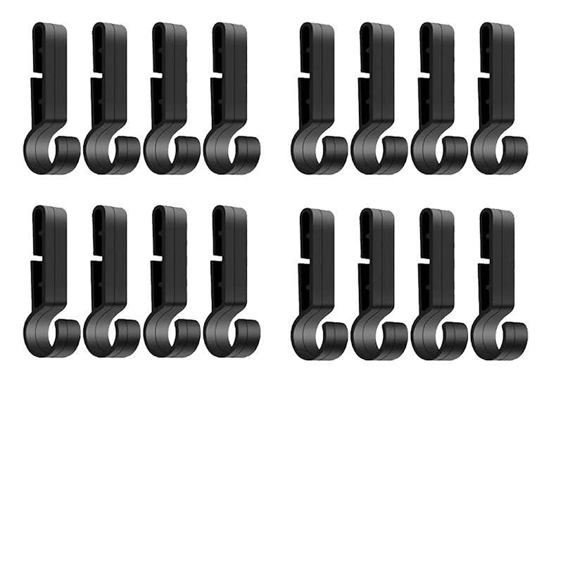 4-20 Pieces Helmet Headlight Hooks - Black ABS Plastic Headlamp Clips for Various  Hard Hat, Working Secure Helmet Accessories