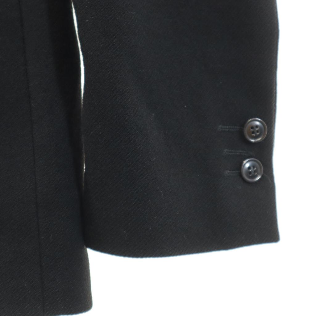 Emporio Armani Made In Italy Wool Jacket 56 Black Biggs Men's Used