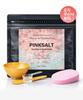 Renatural Hypoallergenic Mineral and Amino Acid Brightening Skin Soothing Pink Salt Modeling Pack 400g + 3 Pack Tools + Cleansing Sponge Gift