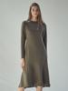 ACUD Mermaid Line Flared Midi Dress_L.Grey