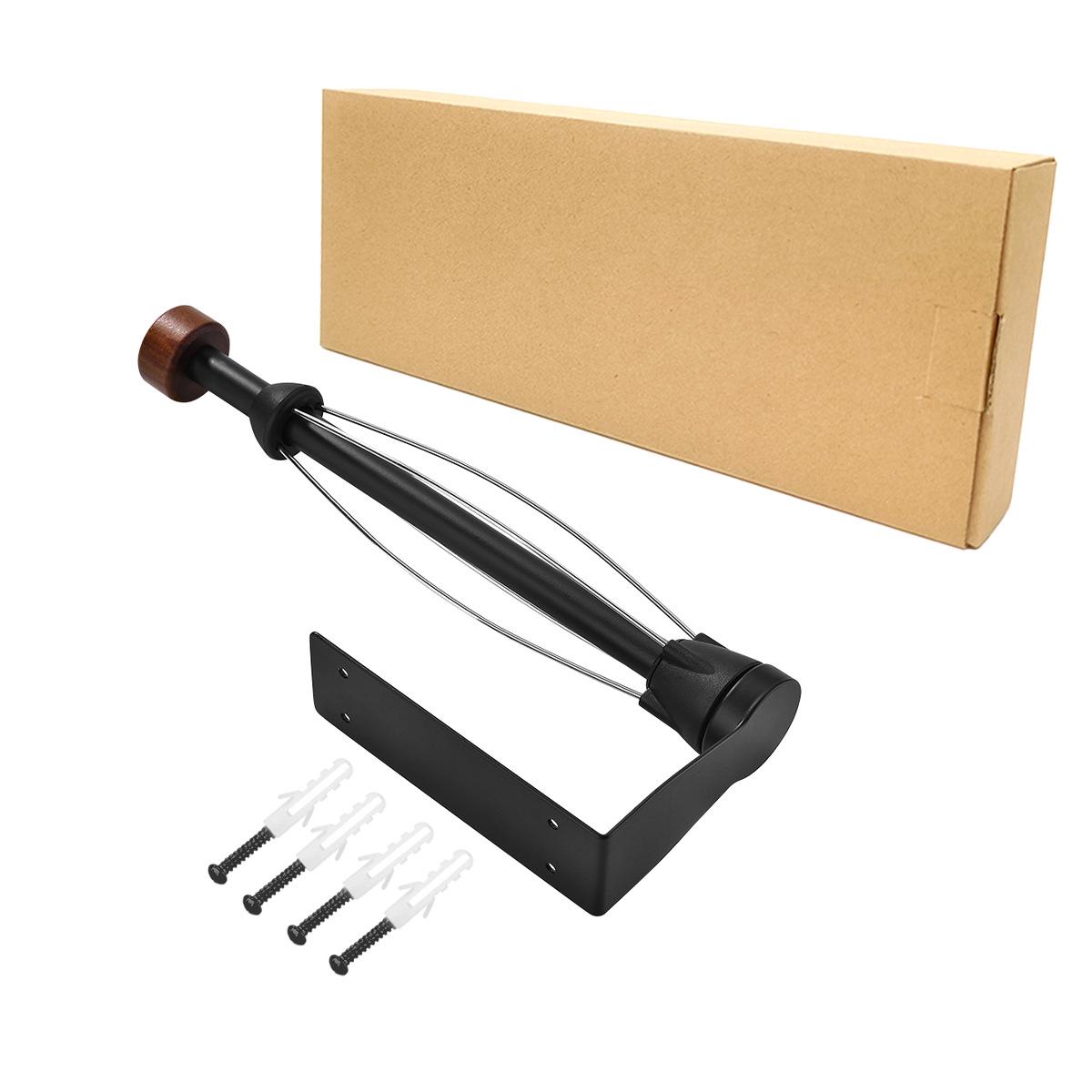 

1шт креативный держатель для бумажных полотенец для кухни дома черный для работы одной рукой кухонные стержни для бумажных полотенец чёрный