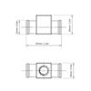 Thermostat Water Temperature Radiator Temperature Water Temperature Sensor Fan Thermostat Water Temperature Switch 22mm Straight Replacement for
