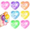 Jouets Squishy Amour Paillettes Chaud Maltose Mini Balle Anti-Stress Jouets à Presser Jouets de Soulagement du Stress Décompression Couleur Aléatoire