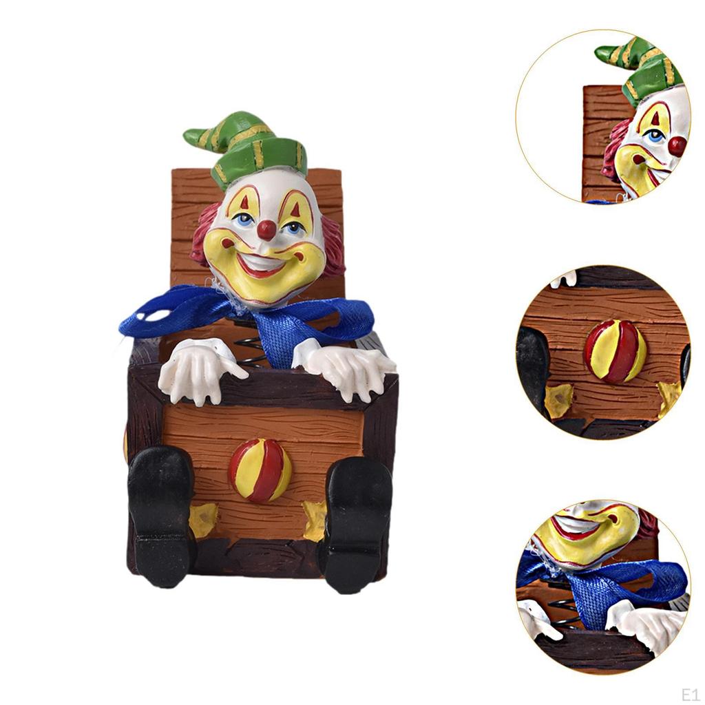 Circus Props Model Doll Figure Collectible Art Figures Birthday Party Resin Ornament Decorative