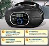 Toshiba TY-CW10(K) Kompakt horisontal CD-radio med Bluetooth, Svart