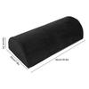 Half Moon Pillow Black Ankle Knee Neck Lumbar Support Cushion Elderly People Home Memory Foam Leg Elevation Pillow
