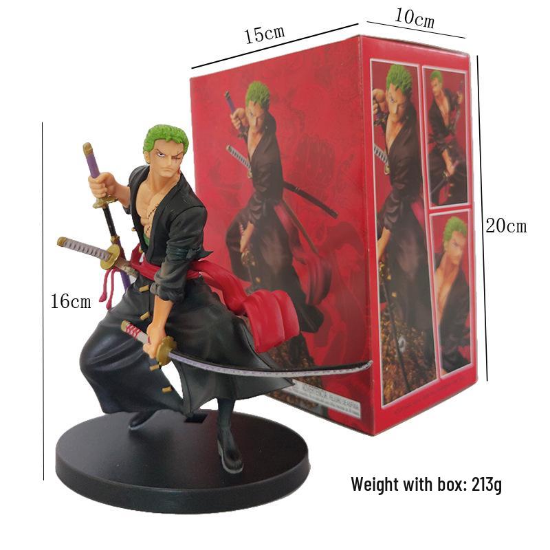 One Piece Onigashima Luffy, Zoro, Ace, & Sanji Anime Figurine Set
