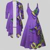 3D  Printed  Set Dress Coat ,  Colorful and Uniquely Shaped  Fashion Print,suitable for Various Scene Fashion Styles