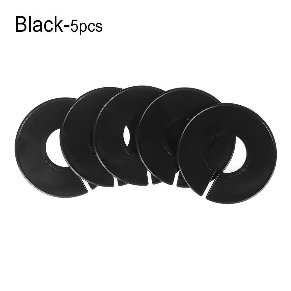 5PCS Plastic DIY Clothing Hangers Rack Dividers Garment Tags Buckles Hanger Wardrobe Size Dividers Hang Tags Size Marking Ring