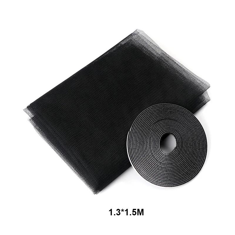 DIY самоклеящаяся комнатная москитная сетка для окон, москитная сетка для дверей, сетка от насекомых