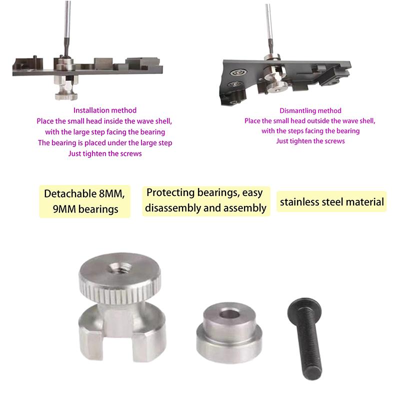 Stainless Steel Cnc Bearing/Bushing Disassembly And Assembly Tool For Gearbox Bearing Disassembly Assembly Aid Tool 7-9Mm