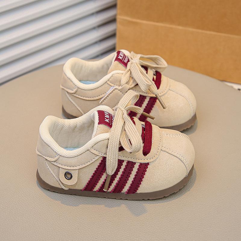 Two-year-old Girl Casual Shoes Baby Shoes Spring and Autumn Lightweight Single Shoes Children Soft Baseplate Shoes Moral Training Shoes Classmate Tide