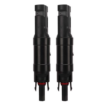 2 stk Solcellekontakt 20A IP67 Vanntett PV Diode Sikringskontakt for Solcellesystem
