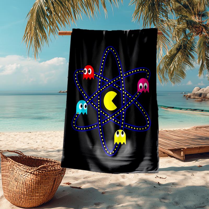 Pixel Game Fashion Beach Towel: Ideal for Summer Adventures Soft, absorbent and quick drying suitable for swimming and bathing