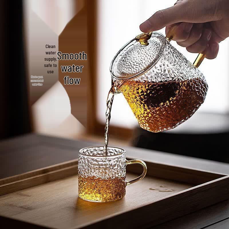 Hammered Glass Teapot