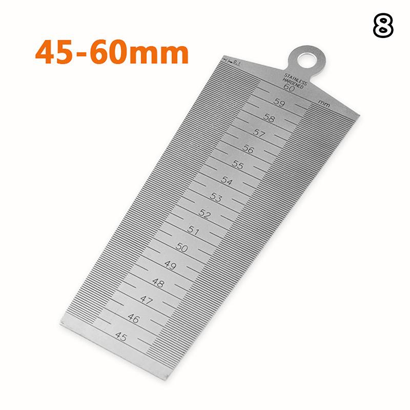Multi-size Stainless Steel Hole Measuring Tool Taper Gauge Feeler Inner Diameter Ruler Measuring Probes Aperture Measurement