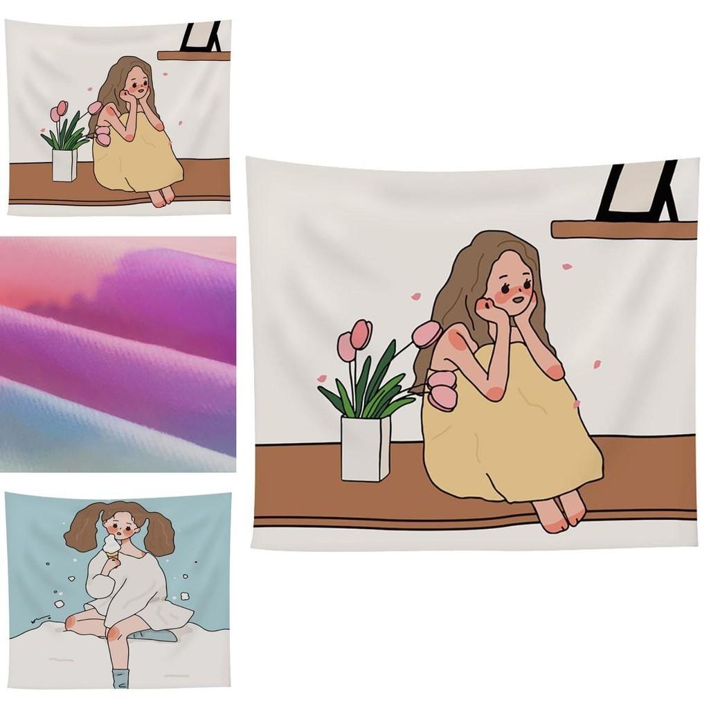 Abstract Cartoon Tapestry Wall Hanging- Fashionable And Durable Livingroom Decoration