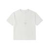 Converse Set In Sleeve T Shirt Women's White 10021980-A01