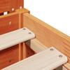 Solid Wood Bed without Mattress Wax Brown 75 x 190 cm Pine Wood