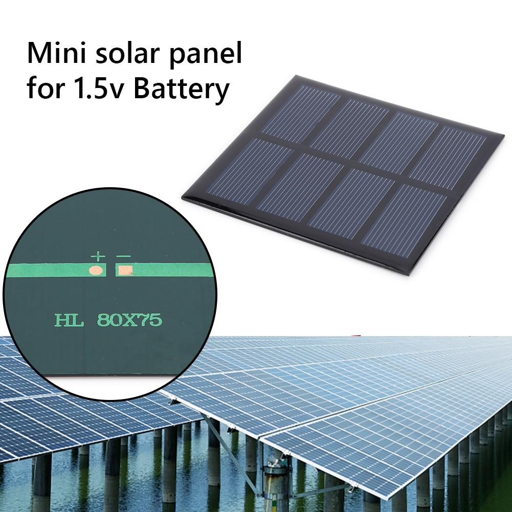 5/10Pcs 3W 2V Solar Battery Charger Polycrystalline Silicon Solar Panel Outdoor Emergency Power Bank Courtyard Lighting Supplies