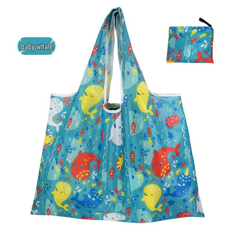 Eco-Friendly Large Capacity Folding Grocery Bag - Oxford Cloth