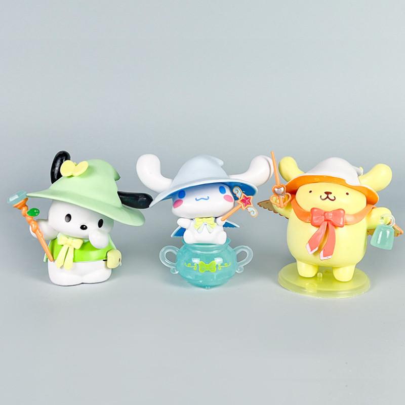 Hello Kitty Kuromi Magic Cinnamoroll Melody Themed Model Desktop Ornament For Kids And Fans
