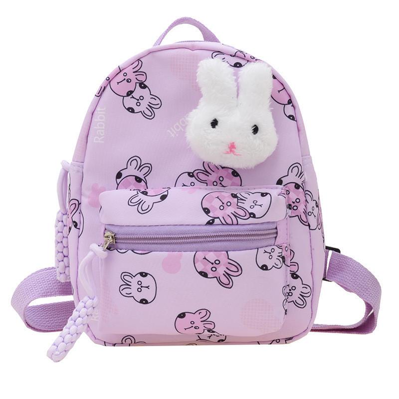 Fashionable Cartoon Toddler Backpack Lightweight Oxford Cloth For School