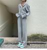 Trendy Korean-Style Slimming Women's Sport Suit: Stylish Spring/Autumn Hoodie & Casual Two-Piece Running Set