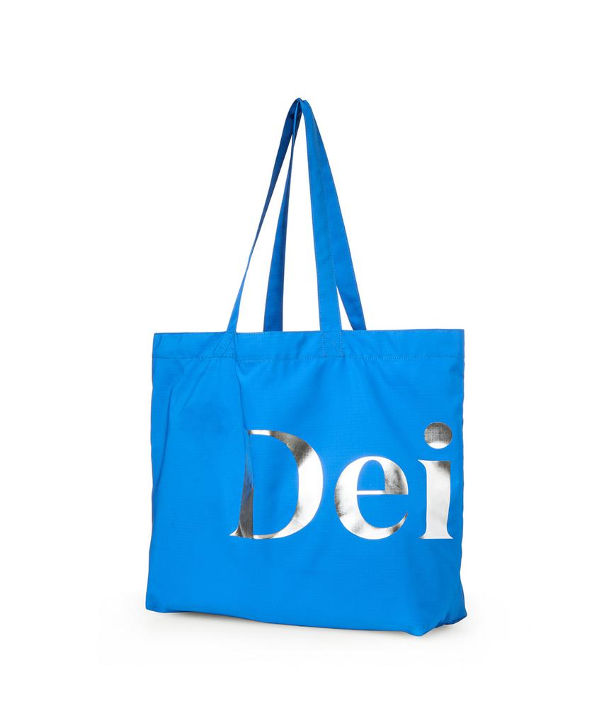Deinet Point Logo Shoulder Big Bag In Blue