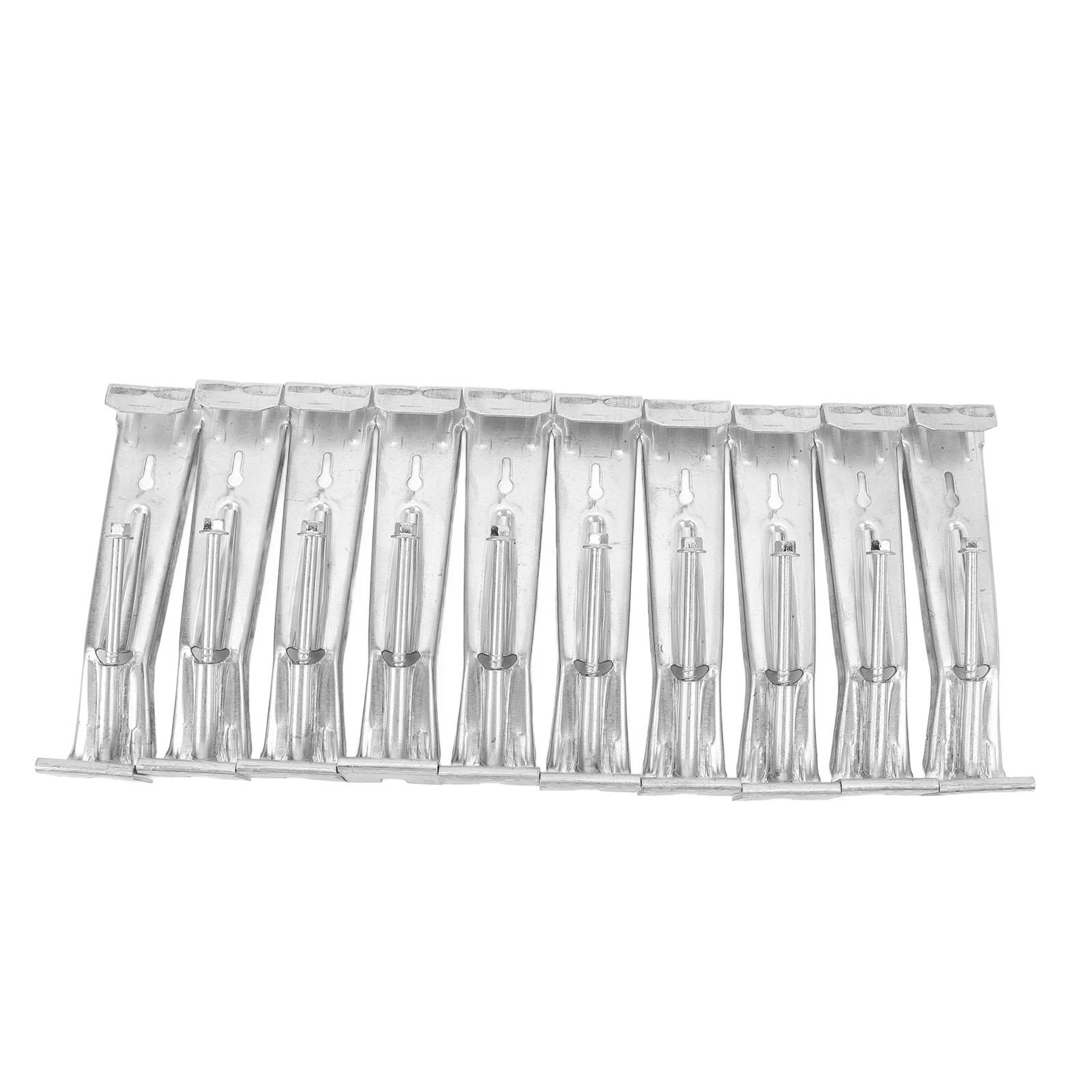 

20pcs Rain Gutter Hangers Heavy Duty Hidden Gutter Bracket Fastener with Pre Inserted Screws for Repairing Fallen