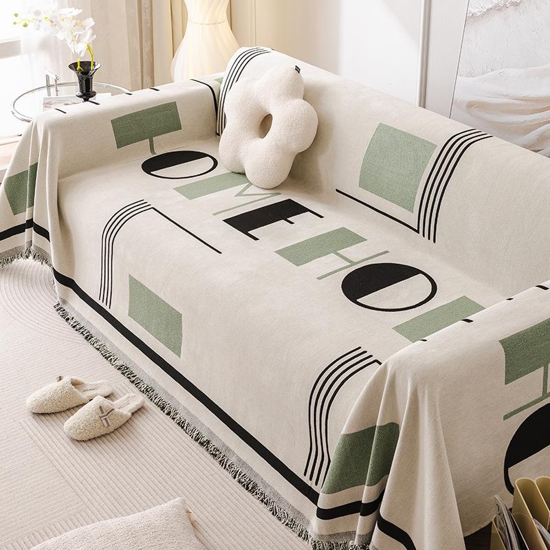 Modern Simple Chenille Sofa Towel Thickened Anti-Scratching Sofa Cover All-Inclusive Universal Cover One-Piece Sofa Cushion