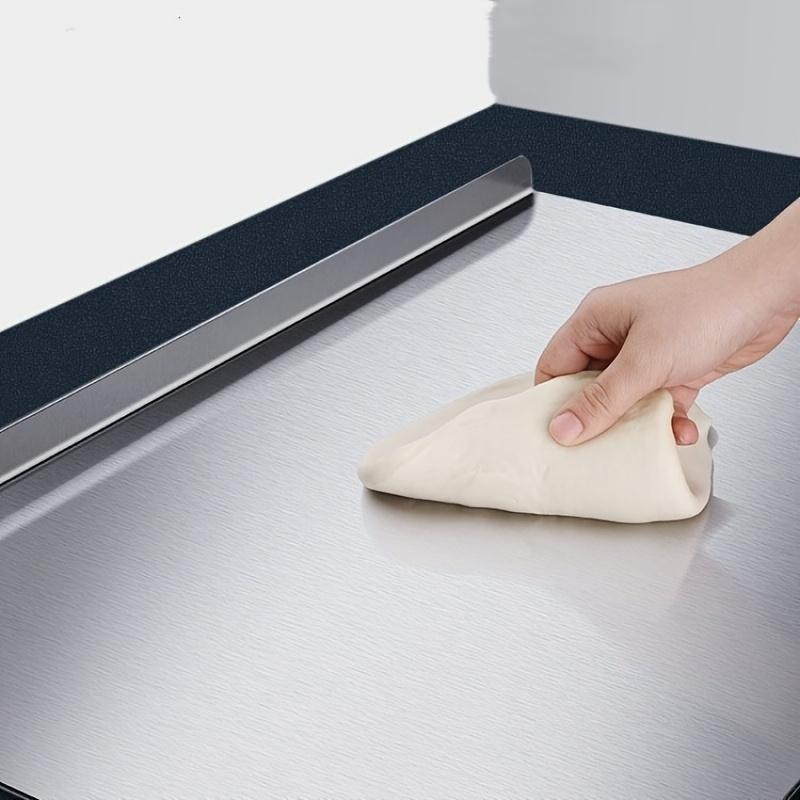 Extra Large Stainless Steel Cutting Board - Thick, Food-Safe for Smooth Rolling & Kneading In the Kitchen