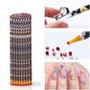 Nail Art Double-Ended Crayon for DIY Dotting & Rhinestone Pickup with Built-in Stickiness