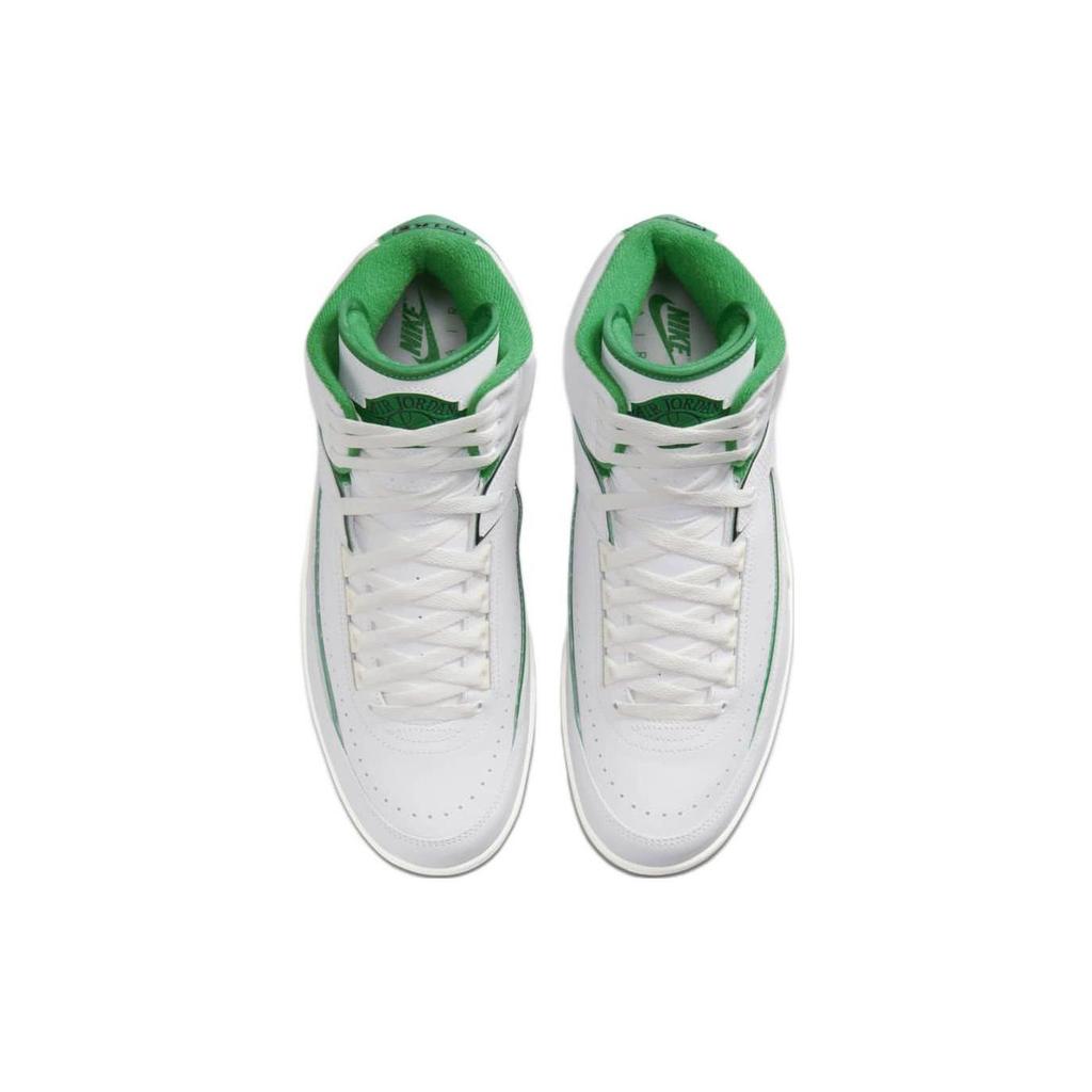 Air Jordan 2 Retro Lucky Green Pánské tenisky Bílá Plachetnicová Světle ocelově šedá DR8884-103