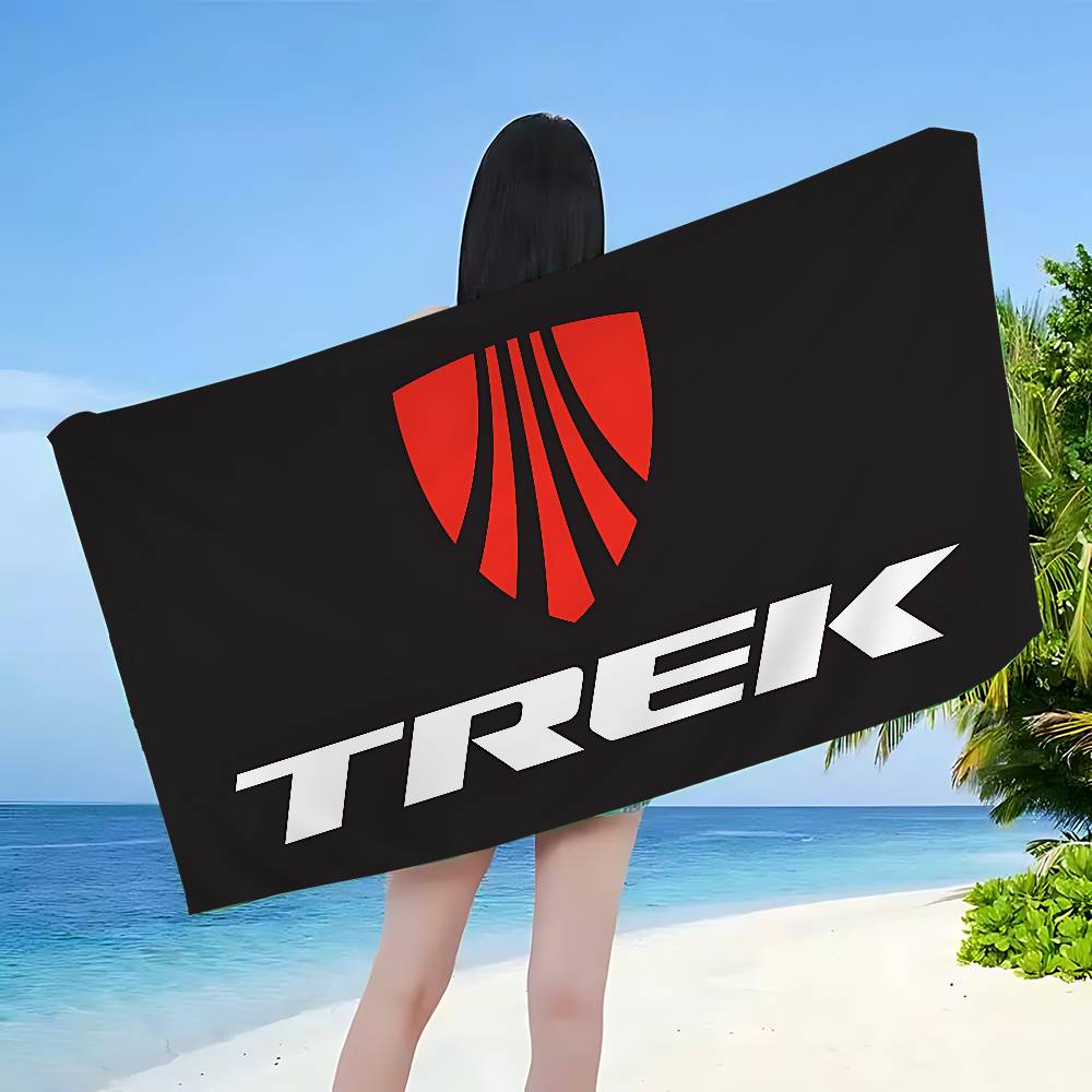 T-TrekS LOGO Microfiber Blanket Quick Drying Beach Towels Oversized Printing Super Absorbent Pool Towel Blanket