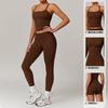 JYL Outdoor Quick Dry Yoga Set High Waist Hip Lifting Running Outfit