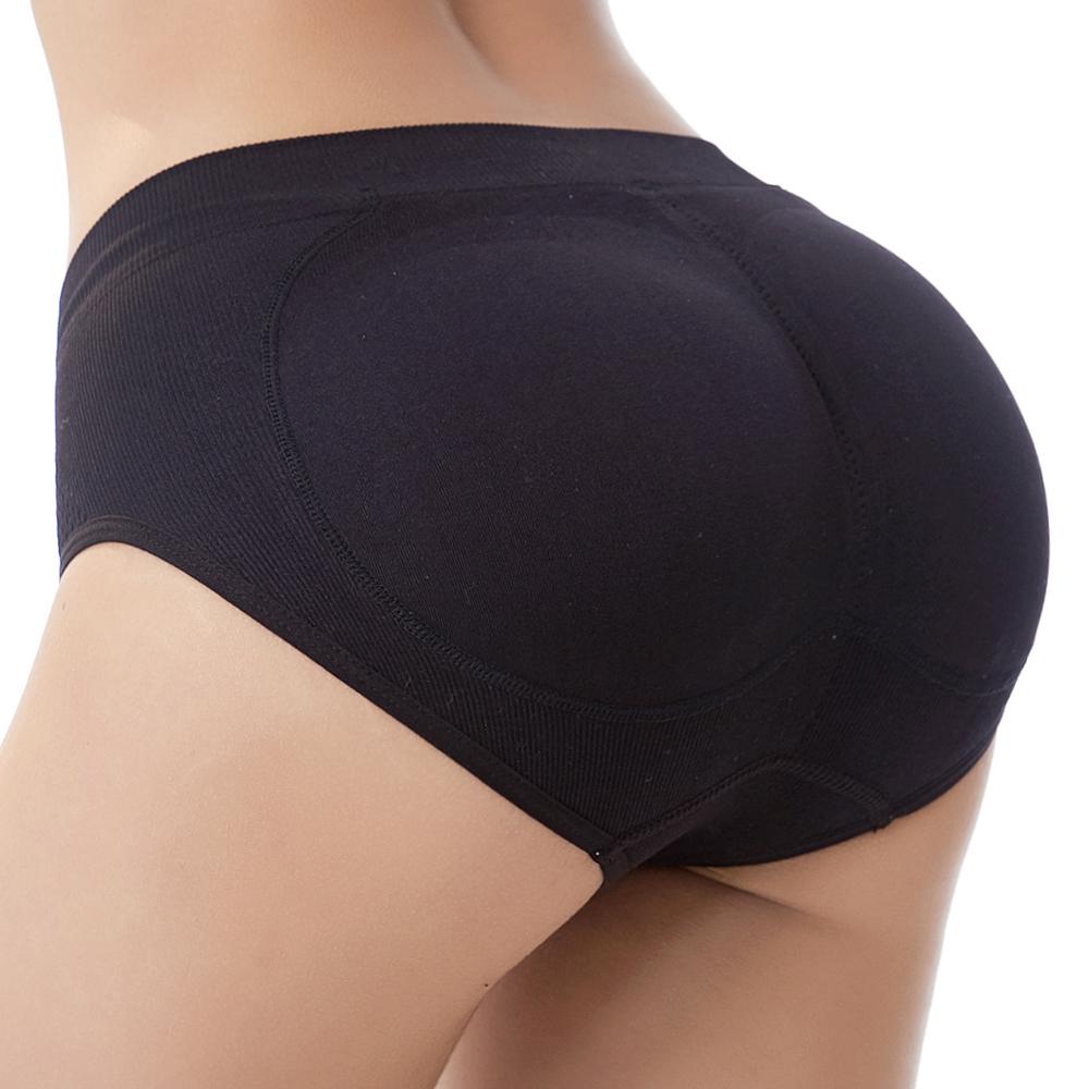 

Женские трусики с мягкой подкладкой, Корректирующее белье для подтяжки ягодиц, нижнее белье с подтяжкой ягодиц, усилитель бедер, формирователь тела, бесшовные трусики M/L чёрный