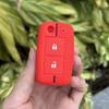 Silicone Car Fob Key Case Protector Keychain for Mitsubishi Lancer 10 Outlander 3 Pajero Sport 2buttons Folding Remote Cover Set