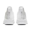 Anta Rhomboid Cushioning Anti-Slip And Wear-Resistant Mid-Top Basketball Shoes White Silver Sneakers 912011186-2
