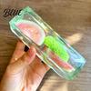 Stress Relief Clear Stick Toy Shapeable Fruit Bar Squeeze Toy No Rebound Soft Stretchy Fidget Strip for Relaxation