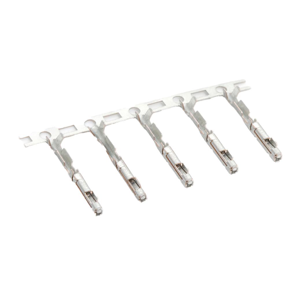 50Pcs Car Wire Connector Socket Crimping Male Metal Pin Terminals Automotive Upgrading Modification Replacement