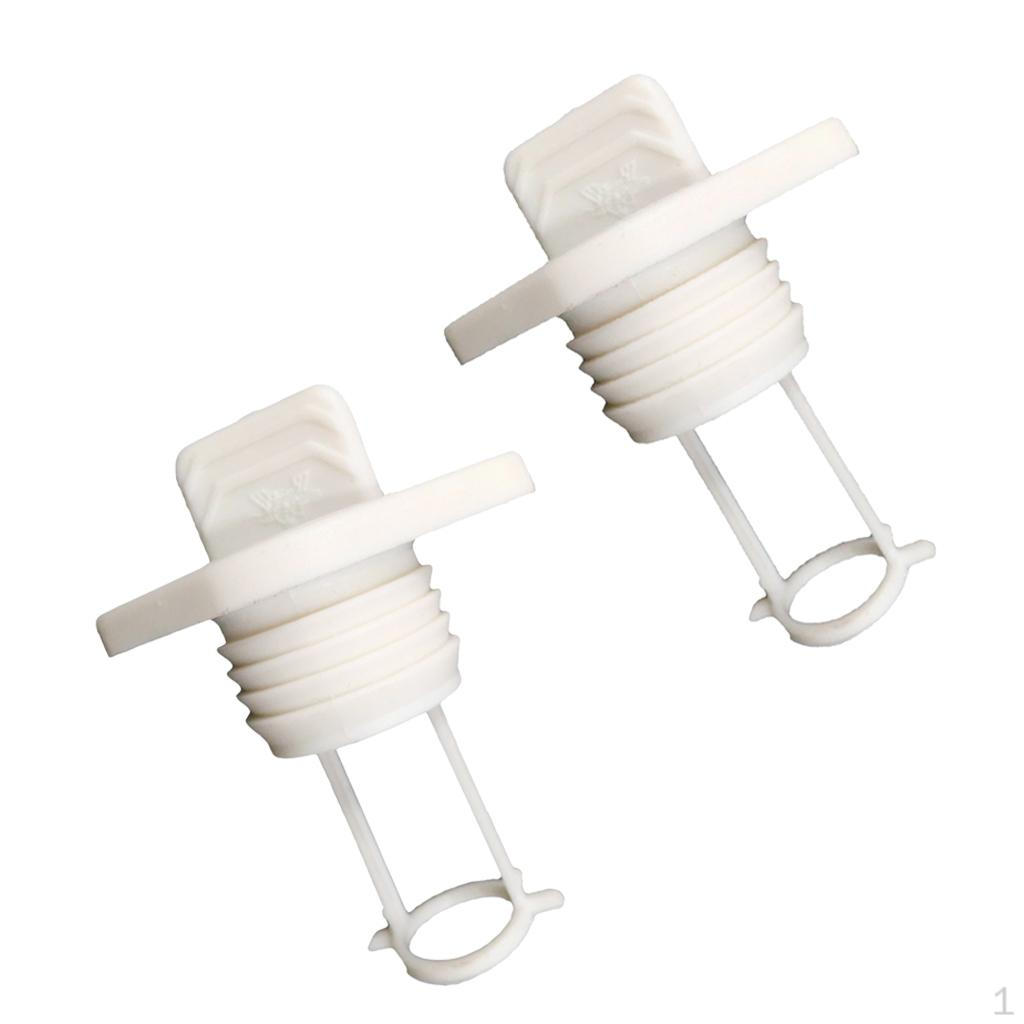 

2 Universal Drain Plug Thread Bung For Kayak Canoe Boat